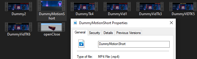 Export workflow screenshot